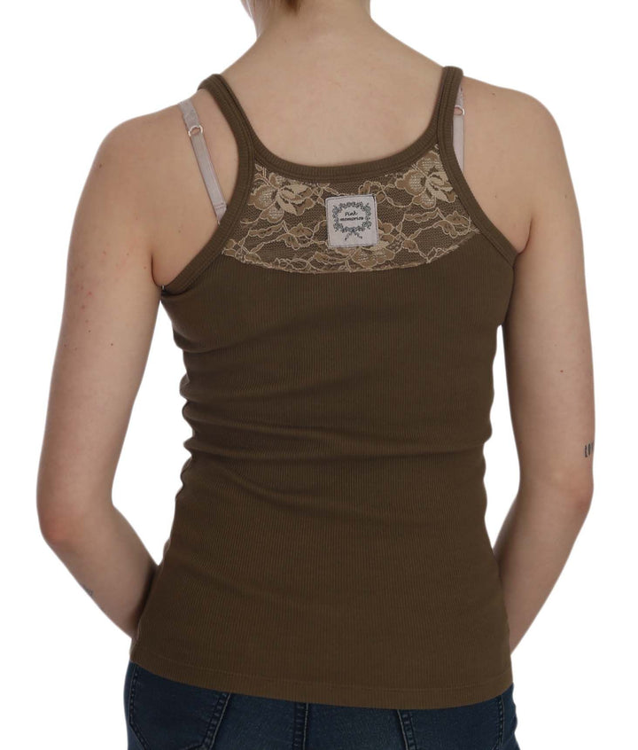 Elegante ärmellose Spaghetti-Träger-Bluse