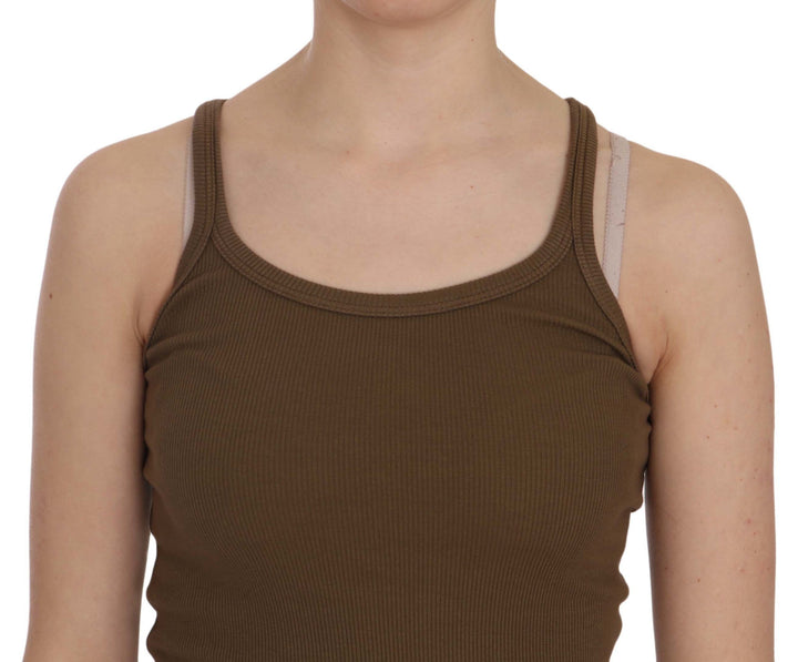 Elegante ärmellose Spaghetti-Träger-Bluse