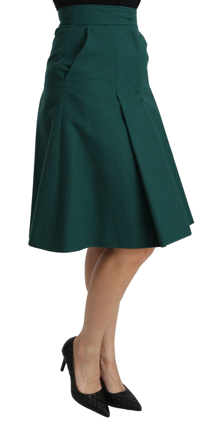 Eleganter knielanger Rock mit hoher Taille