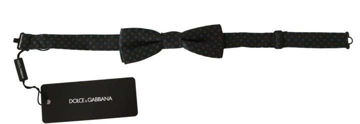 Elegante Seidenfliege mit grauem Muster