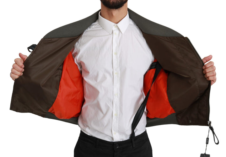 Paillettenbesetzte doppelreihige Bomberjacke