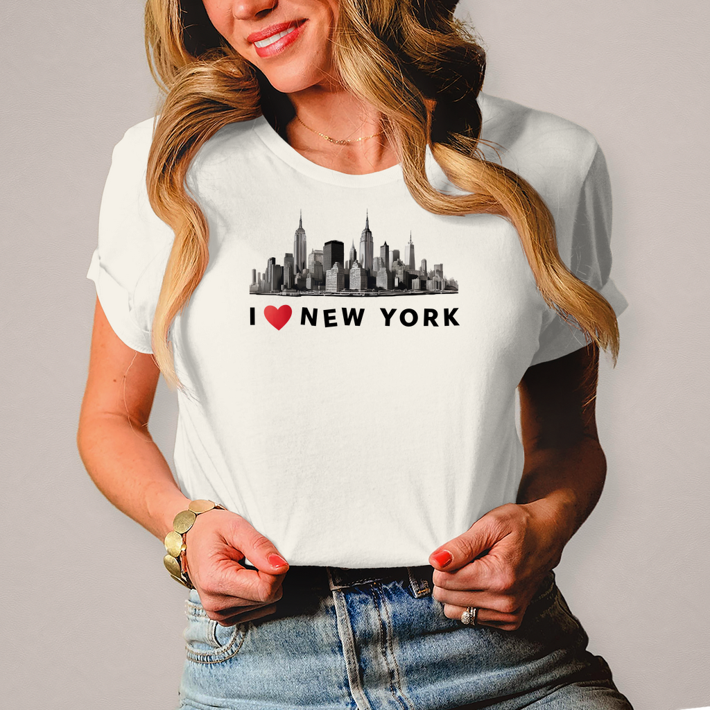 Damen T-Shirt NewYork