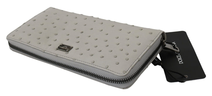 Elegante Straußenleder Brieftasche Continental