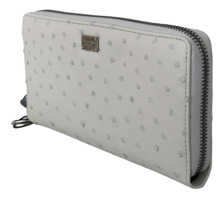 Elegante Straußenleder Brieftasche Continental