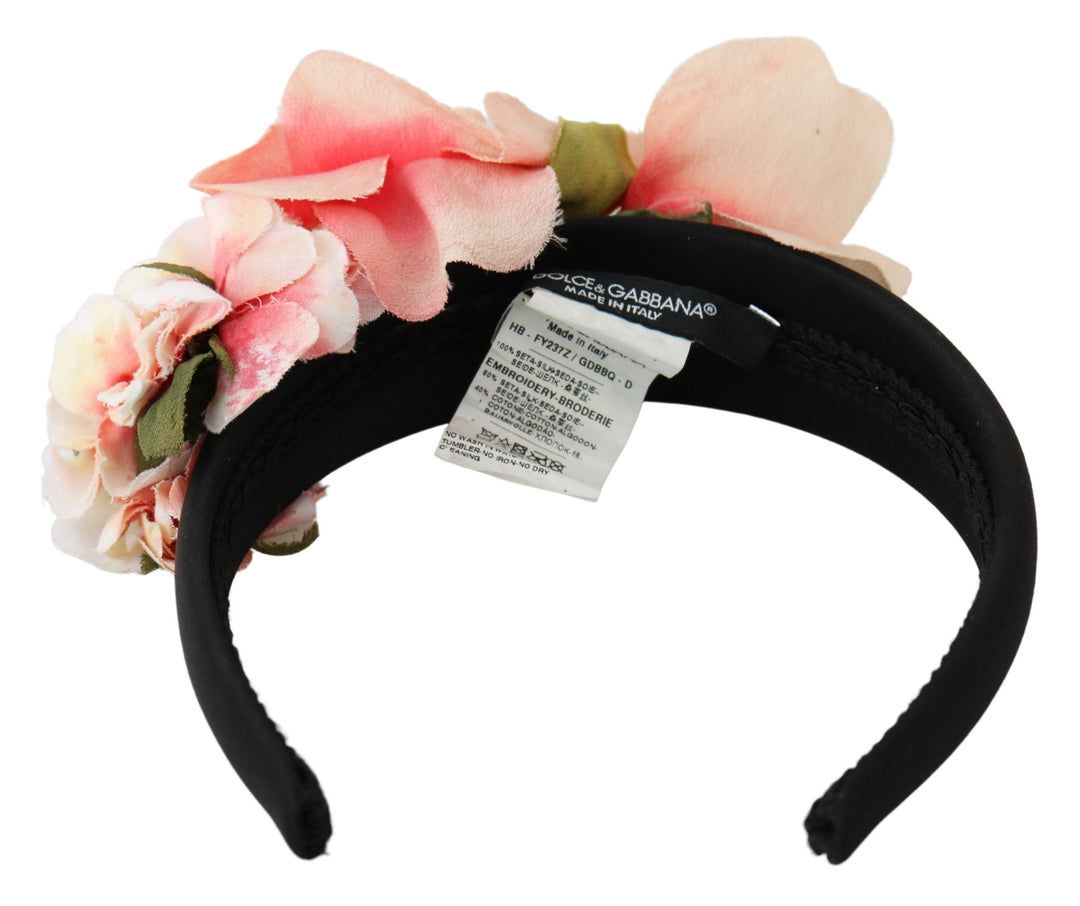 Dolce & Gabbana Elegantes Stirnband aus Seide Designer Tiara