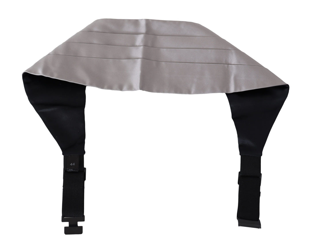 Eleganter Kummerbund aus grauer Seide