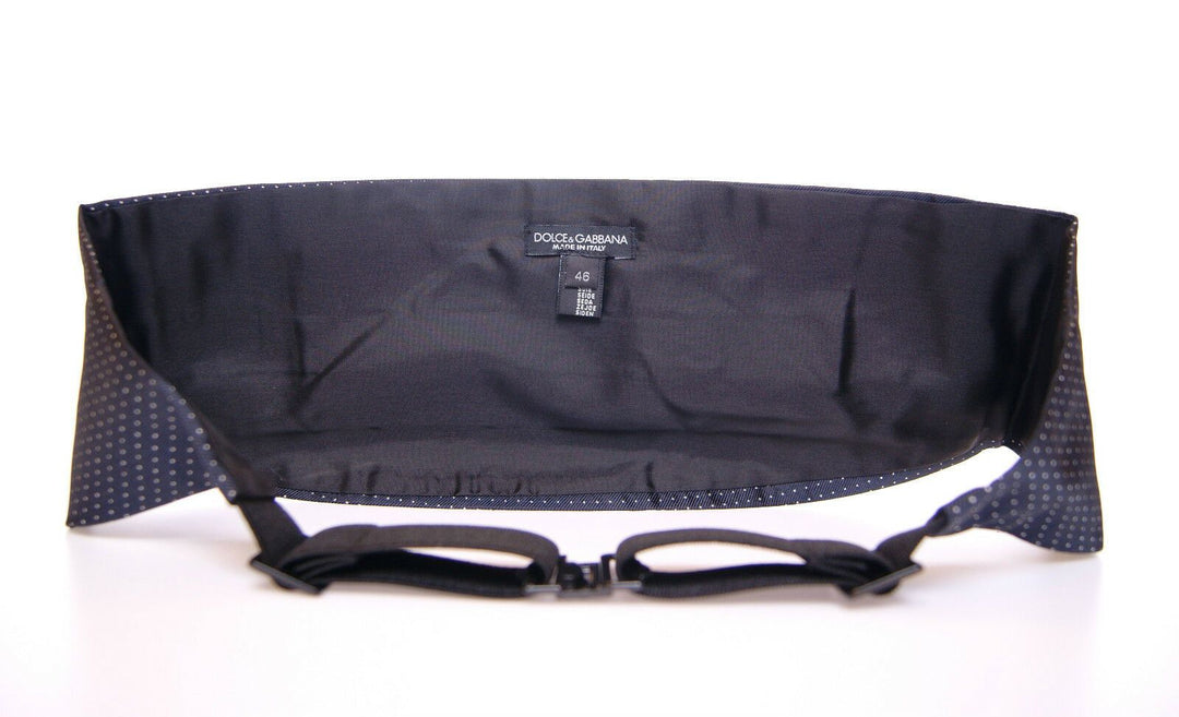 Elegant dotted silk cummerbund