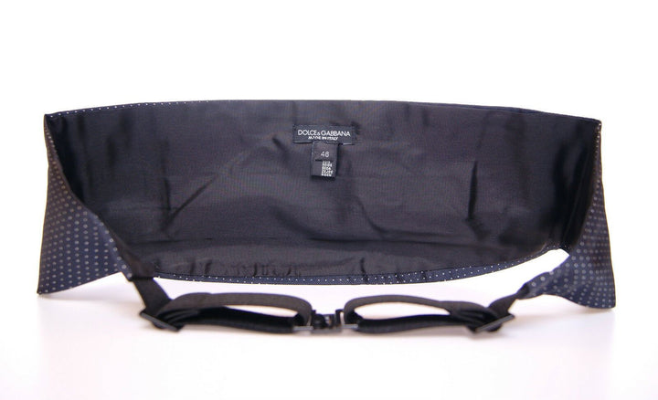 Elegant dotted silk cummerbund