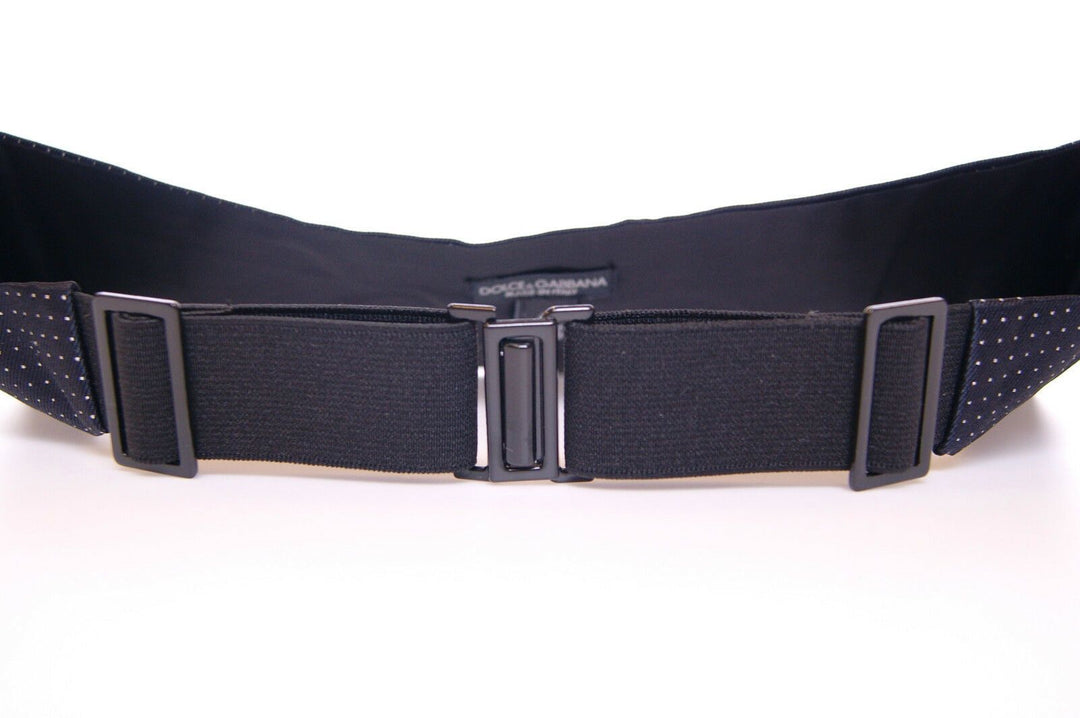 Elegant dotted silk cummerbund