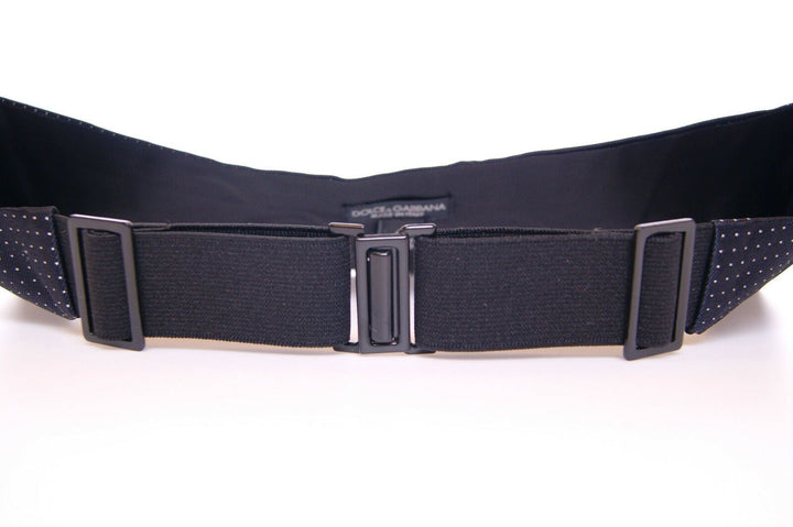 Elegant dotted silk cummerbund