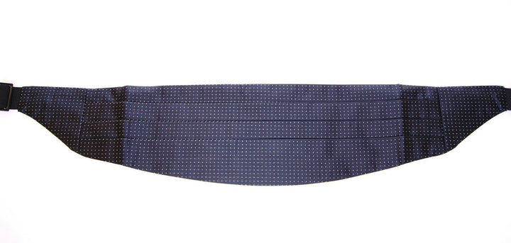 Elegant dotted silk cummerbund