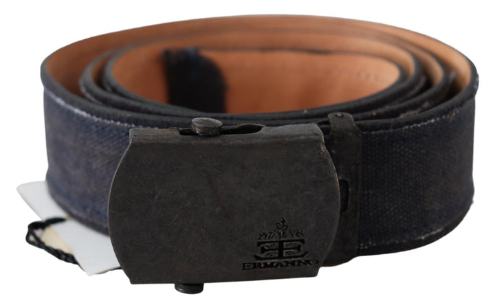 Schicker blauer Leder-Taillengürtel