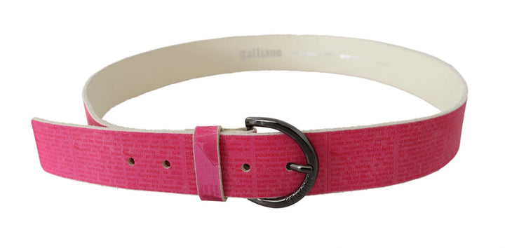 Eleganter rosa Leder Modegürtel