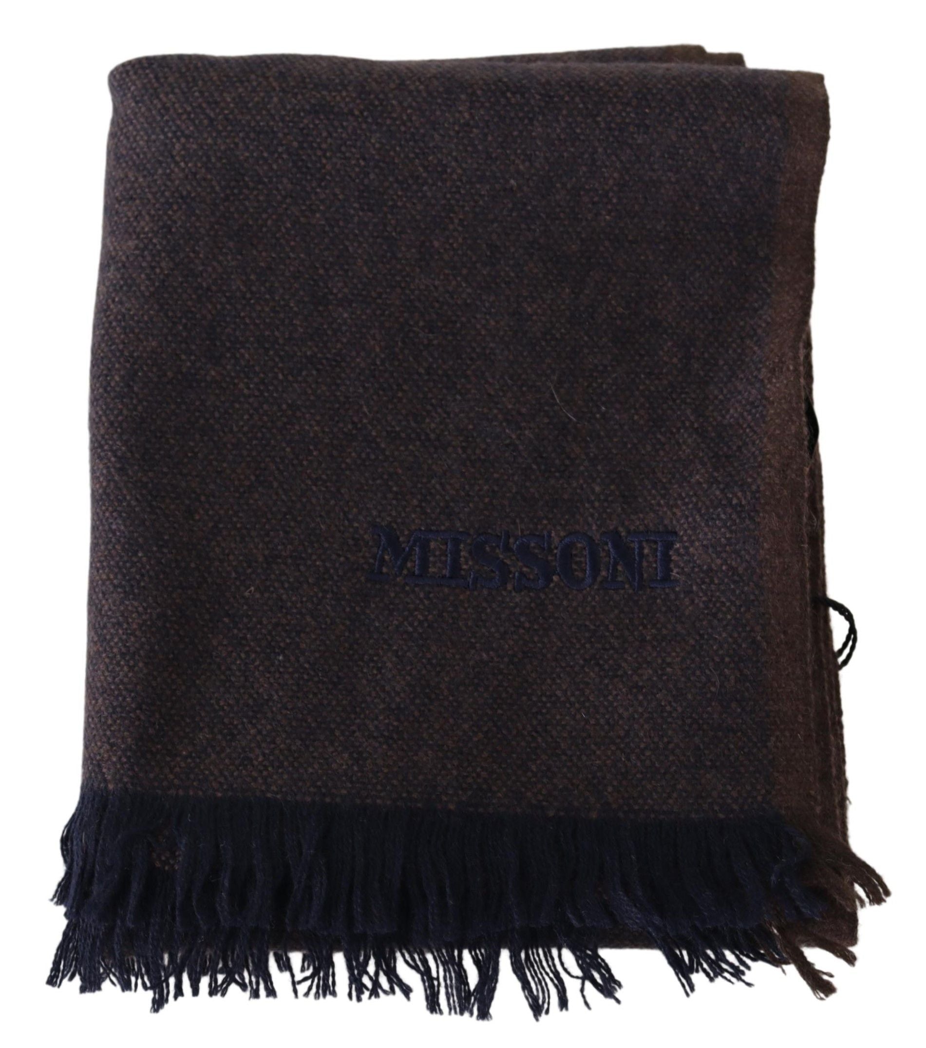 Elegant cashmere unisex scarf with fringes