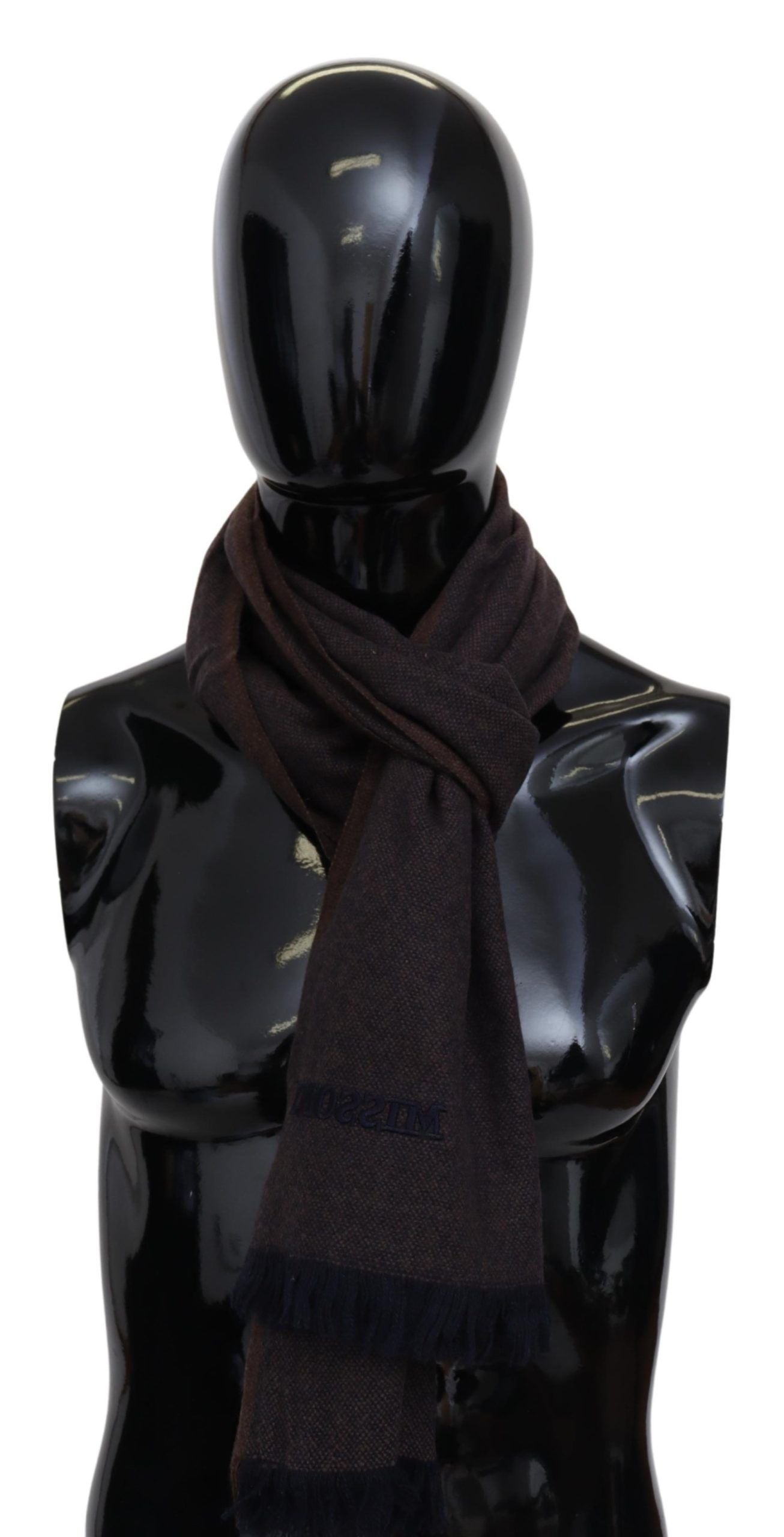 Elegant cashmere unisex scarf with fringes