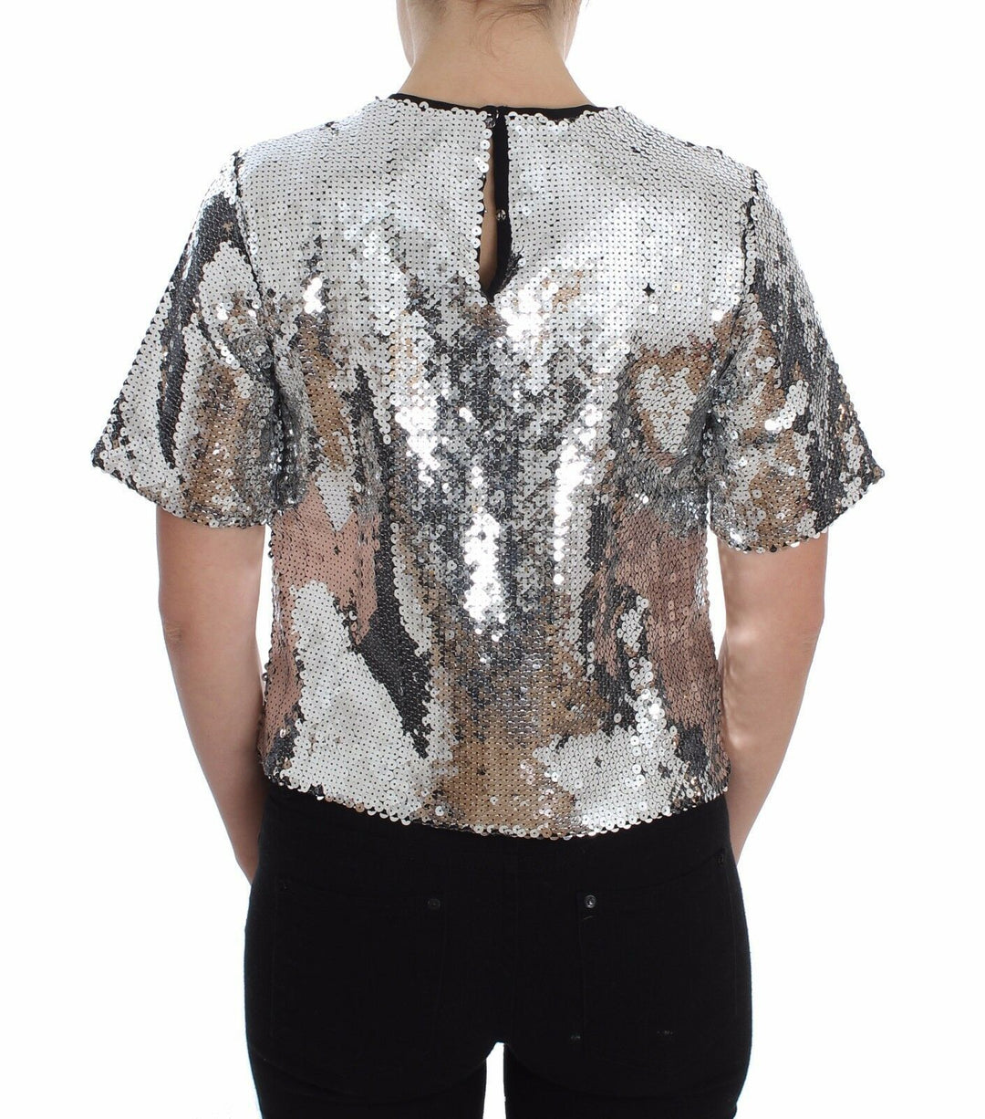 Paillettenbluse Eleganz