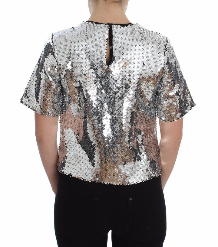 Paillettenbluse Eleganz