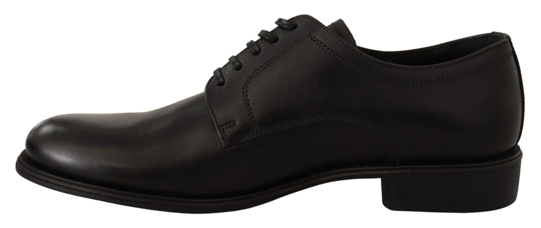 Dolce & Gabbana Elegante Schwarze Derby-Schuhe