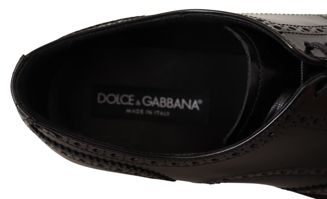 Dolce & Gabbana Elegante Wingtip Derby Oxford Schuhe