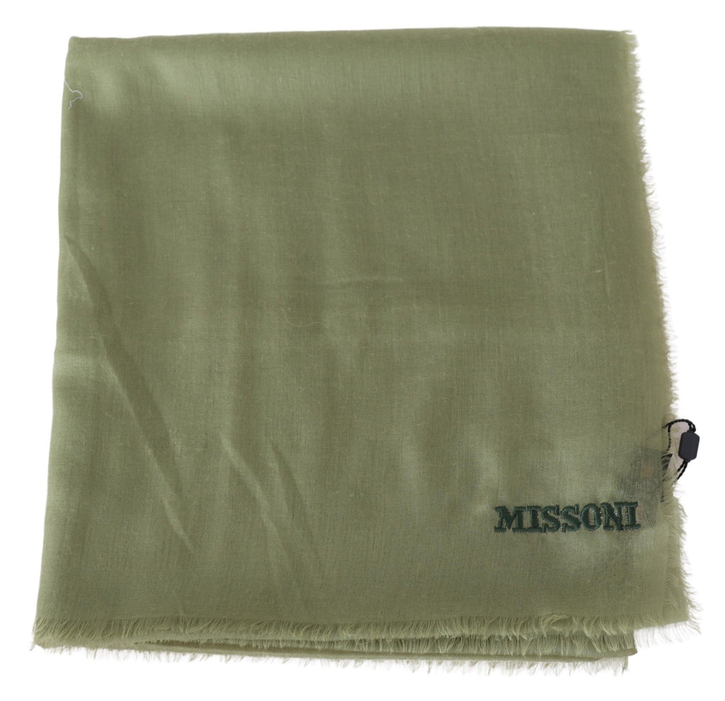 Elegant cashmere fringe scarf