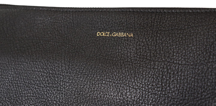 Elegante schwarze Leder Sling Umhängetasche