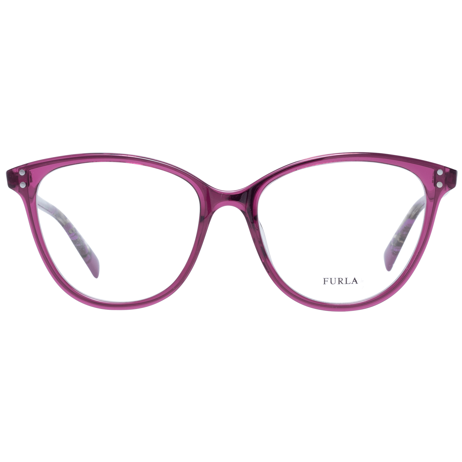 Elegant cat-eye glasses purple for women
