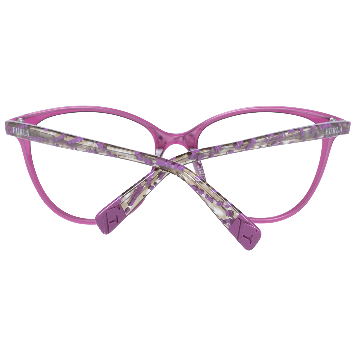 Elegant cat-eye glasses purple for women