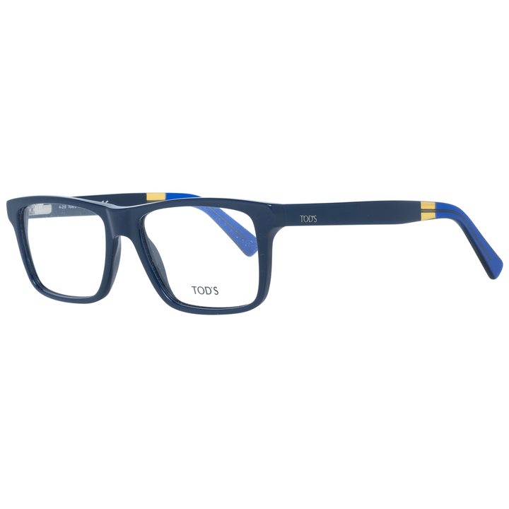 Chic blue rectangular men's glasses