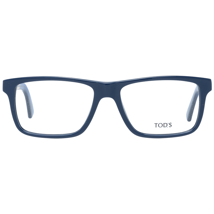 Chic blue rectangular men's glasses