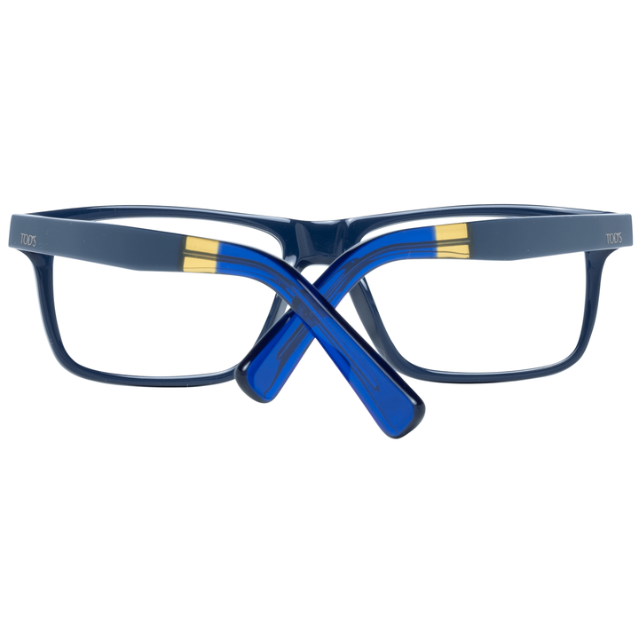 Chic blue rectangular men's glasses