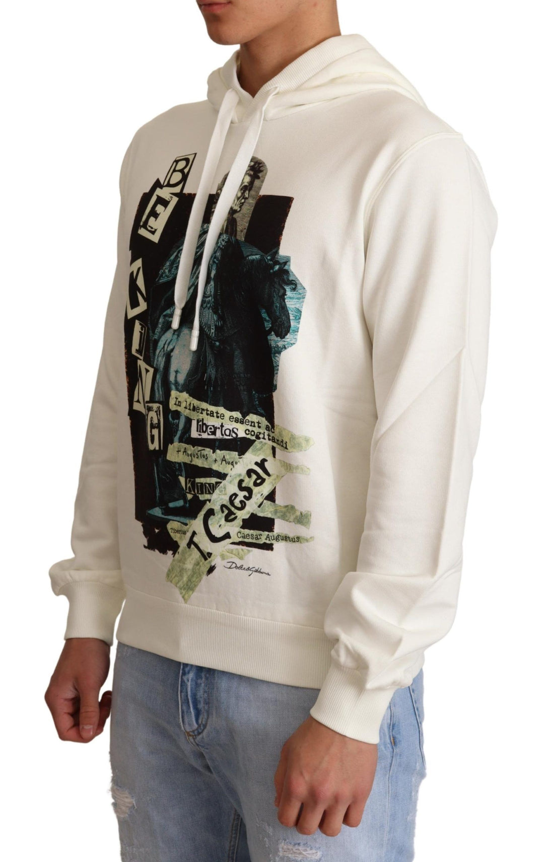Königsmotiv Pullover mit Kapuze