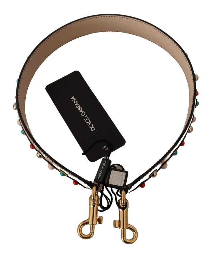 Elegante Beige Leder Umhängetasche Riemen