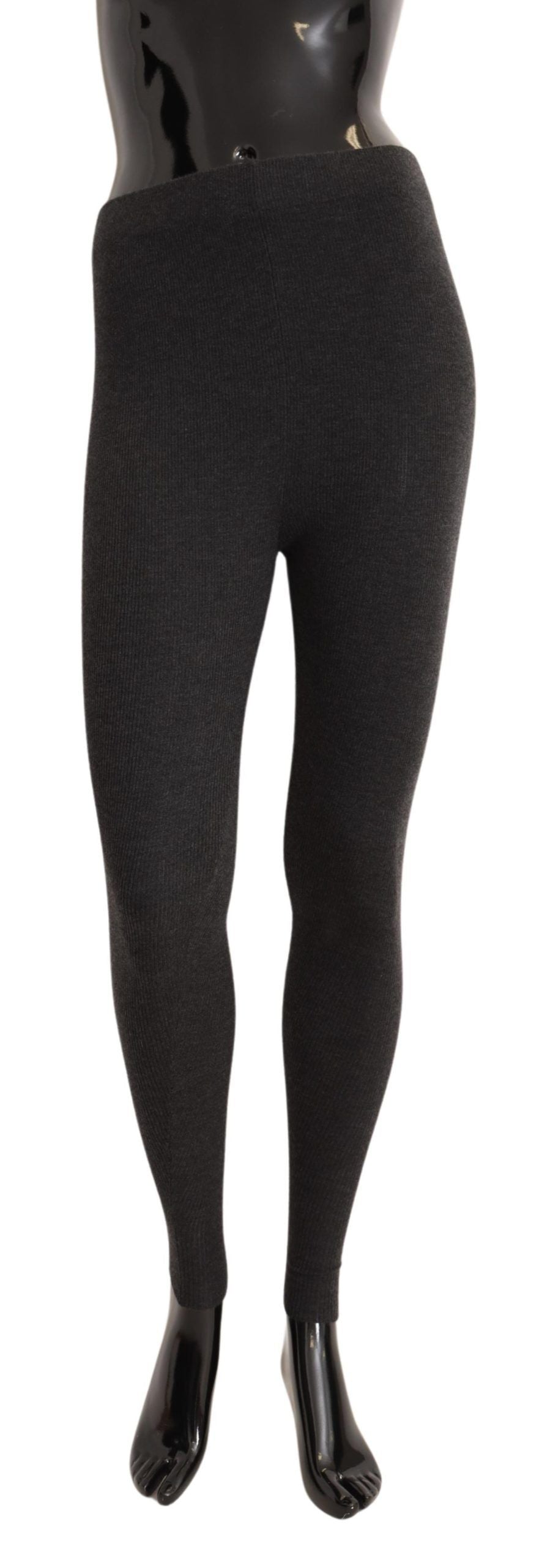 Graue Strumpfhose aus 100% Kaschmir Strumpfsocken