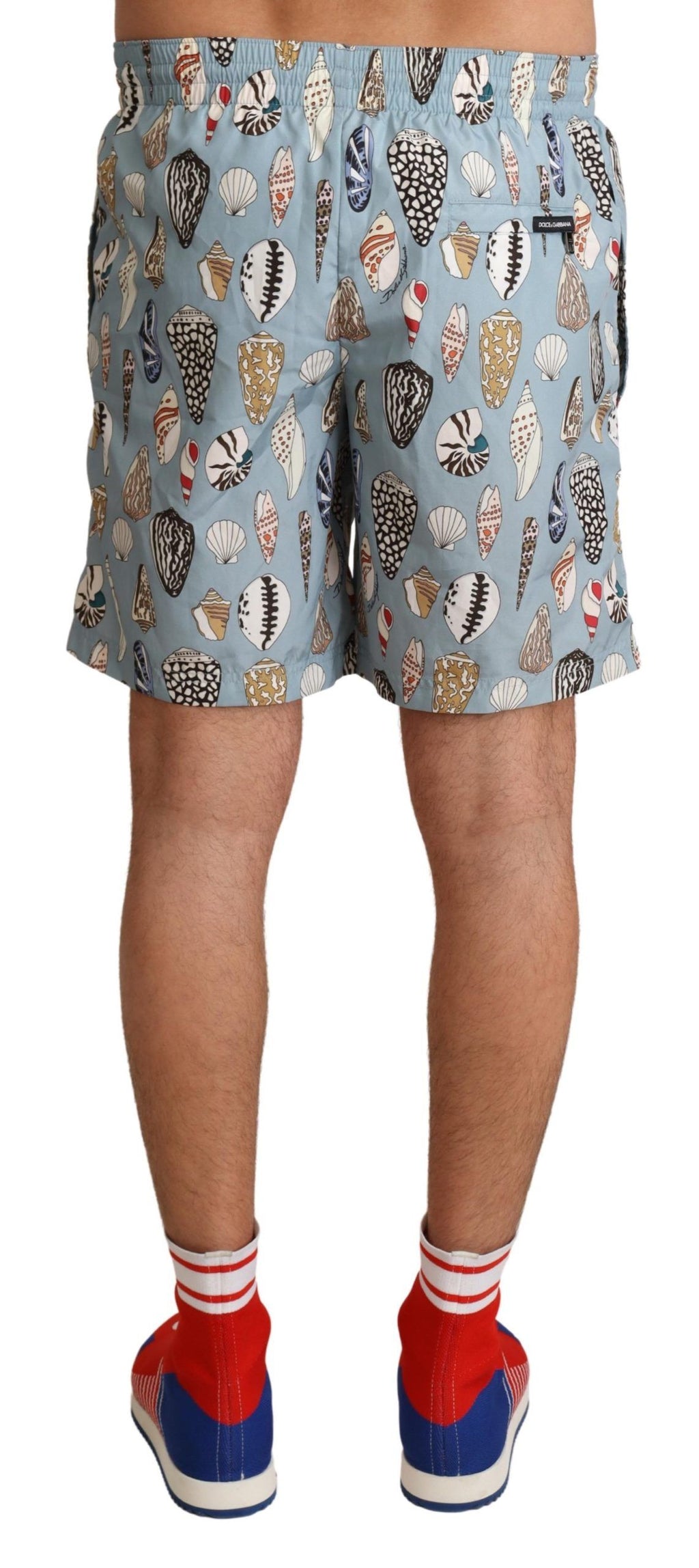 Blaue Muschel Strandbekleidung Bademode Shorts