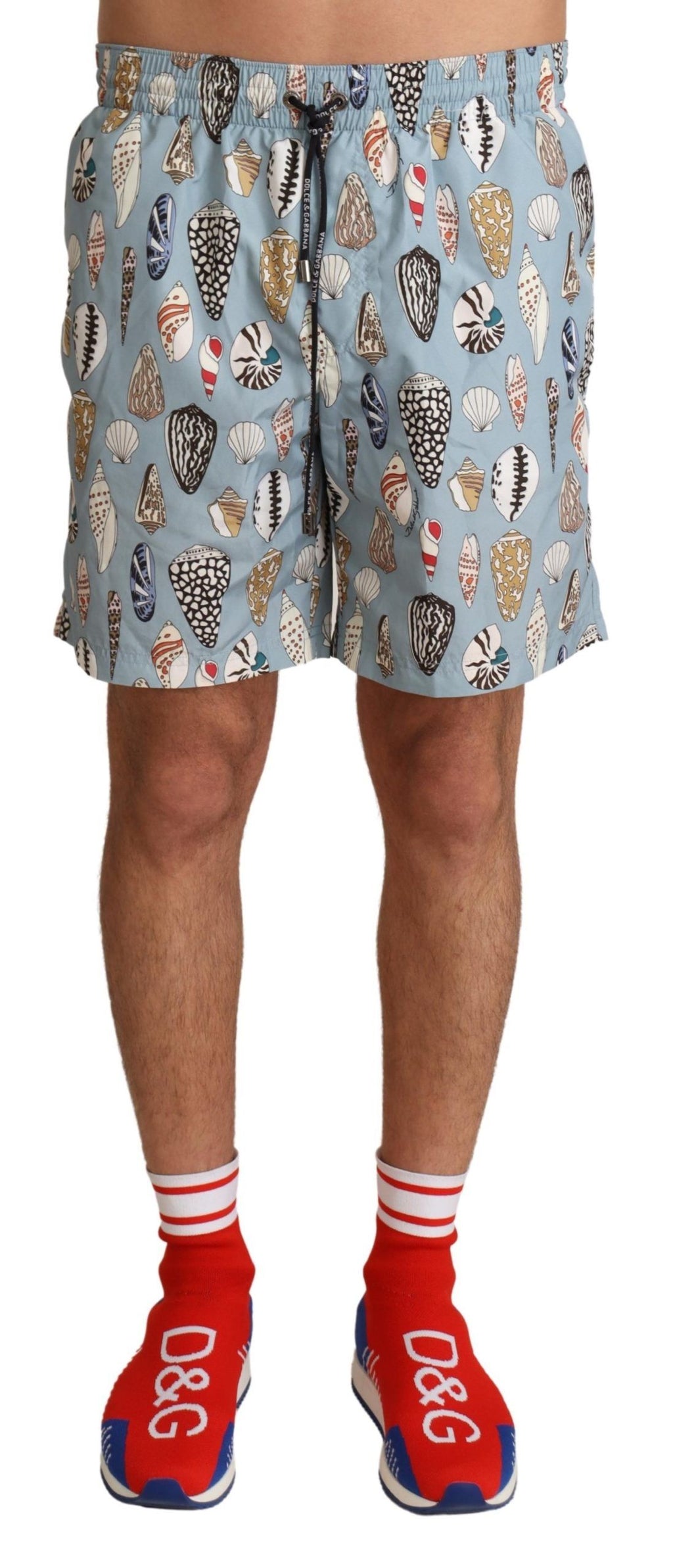 Blaue Muschel Strandbekleidung Bademode Shorts