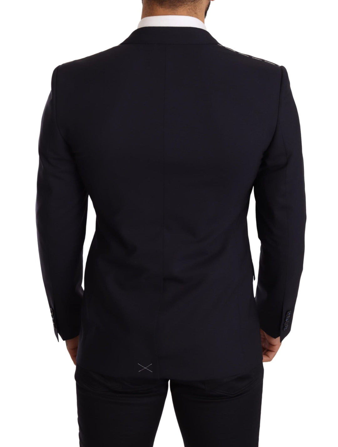 Eleganter marineblauer Martini-Blazer von renommierten Schneidern