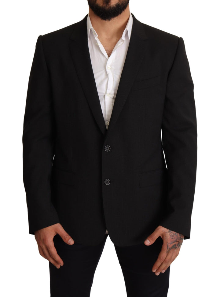 Elegant slim-fit martini blazer jacket