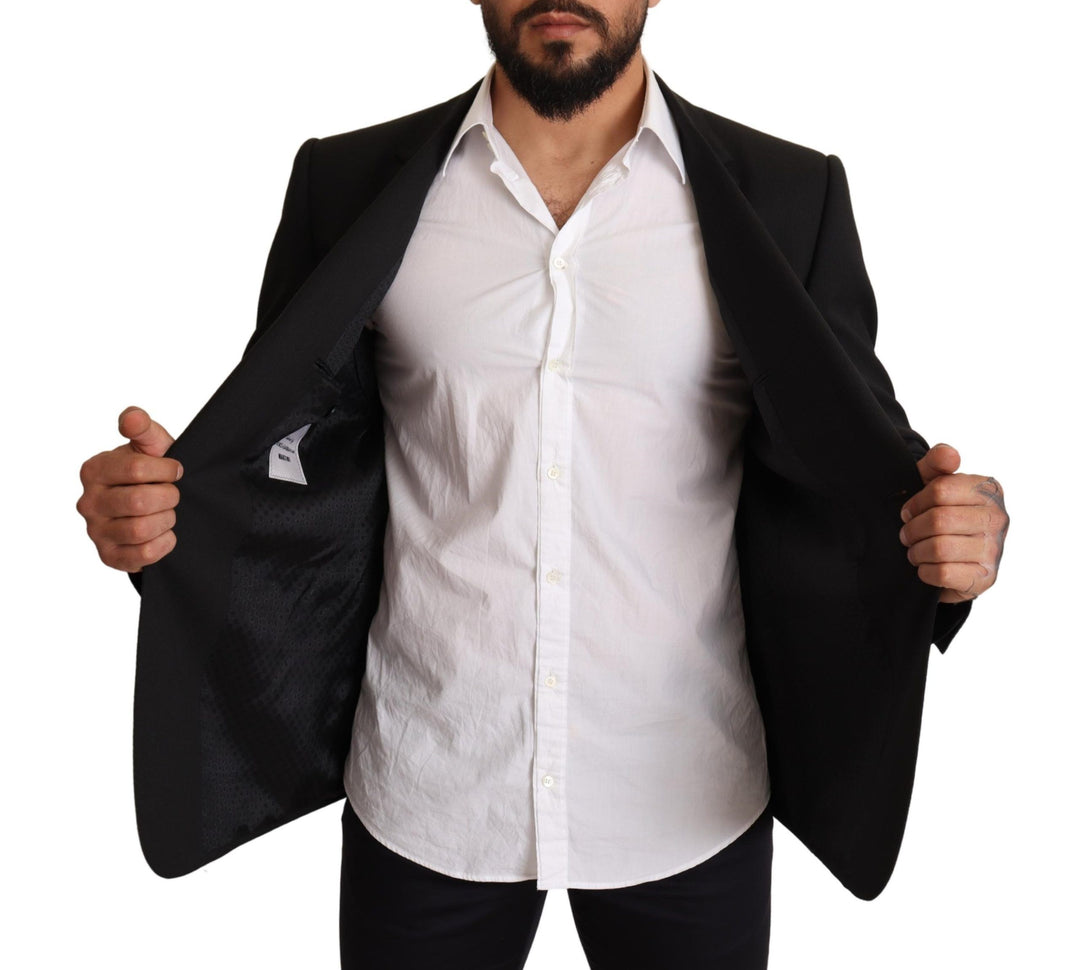 Elegant slim-fit martini blazer jacket