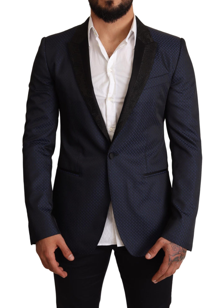 Elegant blue Martini blazer in slim fit