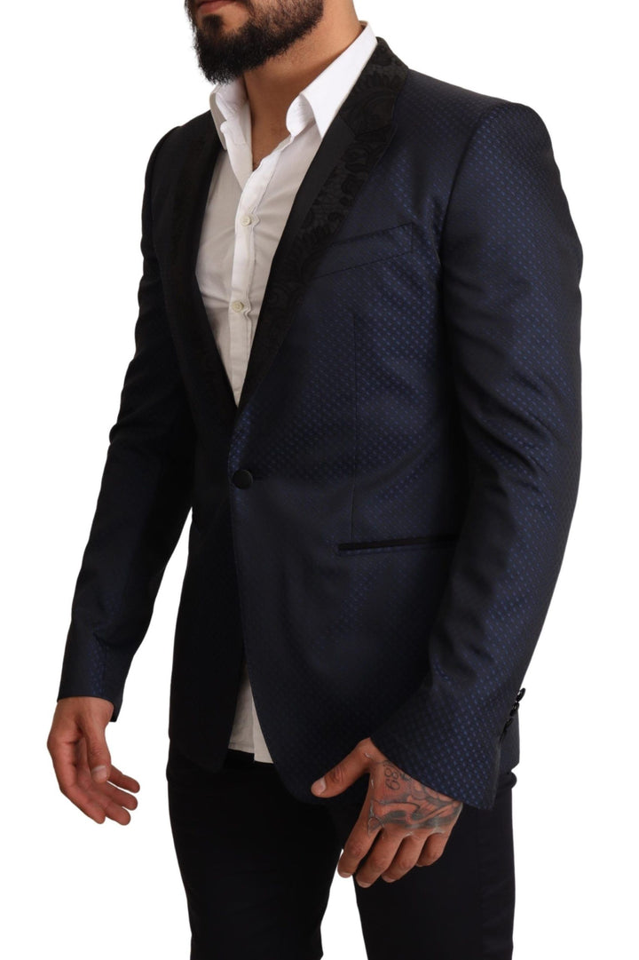 Elegant blue Martini blazer in slim fit