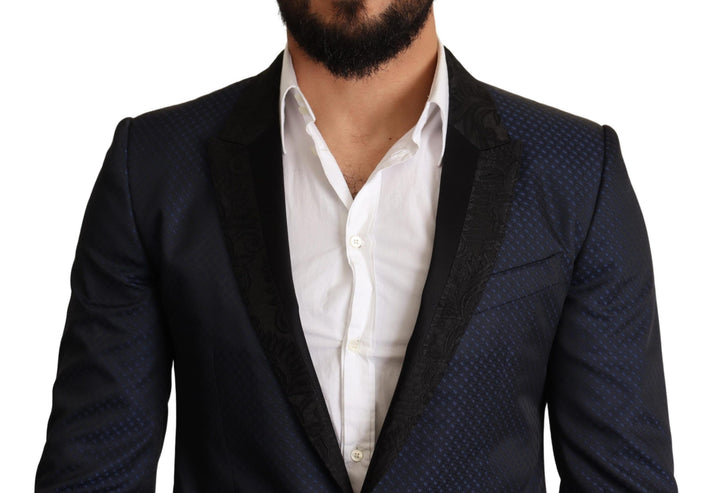 Elegant blue Martini blazer in slim fit