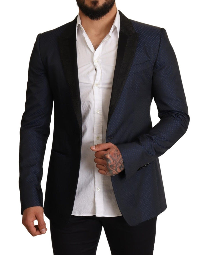 Elegant blue Martini blazer in slim fit