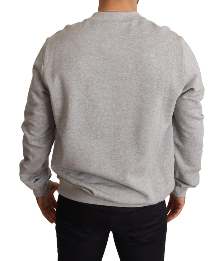 Regal Crown Pullover aus Baumwolle - Sophisticated Gray