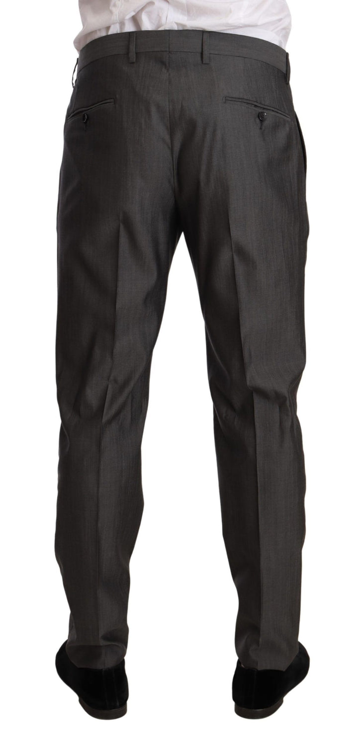 Eleganter Martini Slim-Fit Anzug aus Wolle und Seide