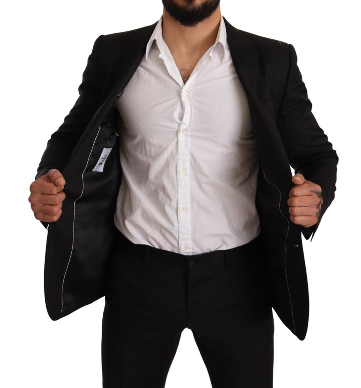 Eleganter zweiteiliger Slim Fit Martini-Anzug