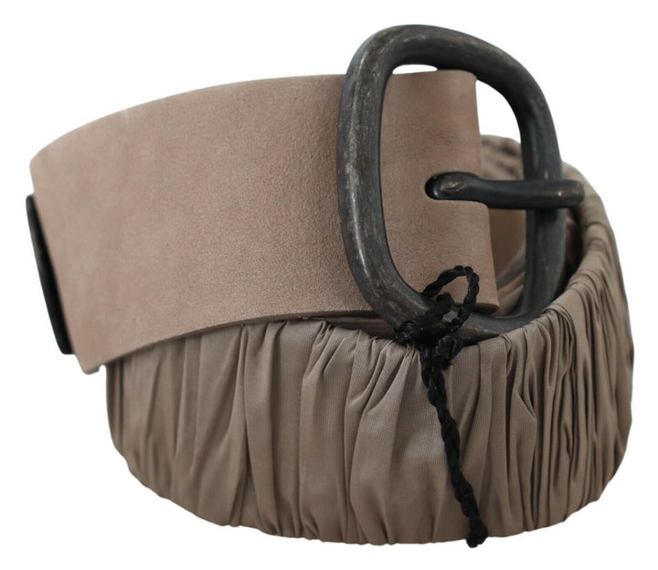 Eleganter brauner Ledergürtel für Mode