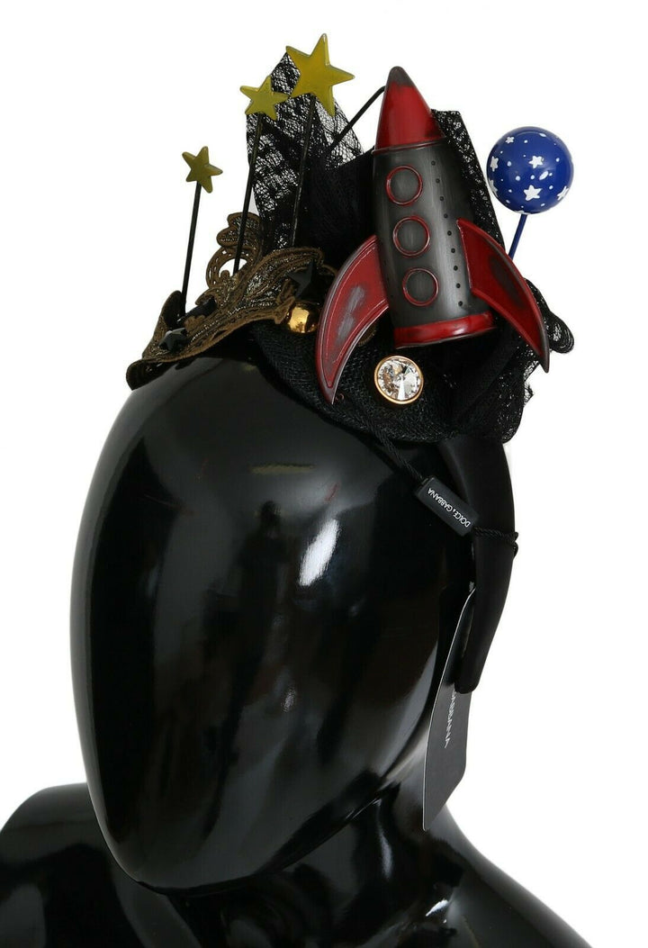 Rakete Kristall Sterne Tiara Diadem Stirnband