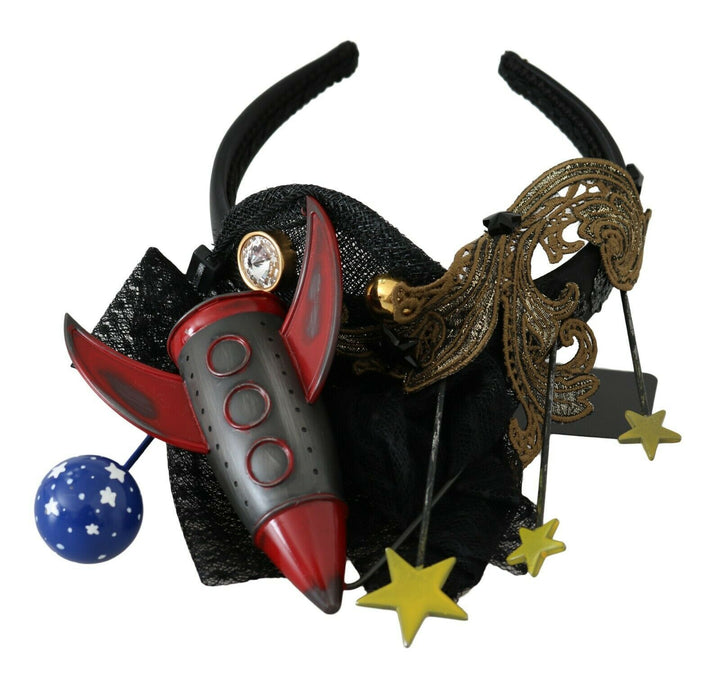 Rakete Kristall Sterne Tiara Diadem Stirnband