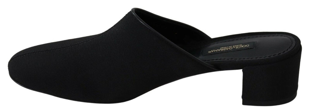 Schwarze Grosgrain-Sandalen Sandalen Frauen Schuhe