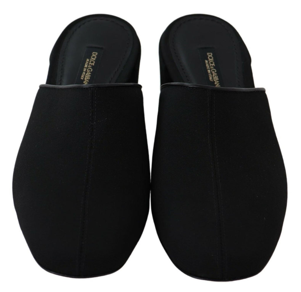 Schwarze Grosgrain-Sandalen Sandalen Frauen Schuhe